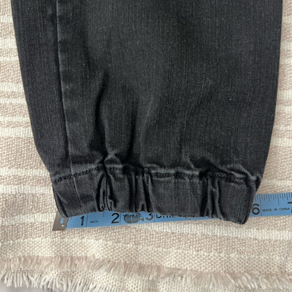 MOTHER The Carpenter Roller High Rise Utility Jogger Black Jeans size 24 - Picture 7 of 15